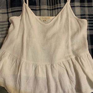 Breezy white top
